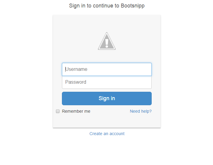 Login Page