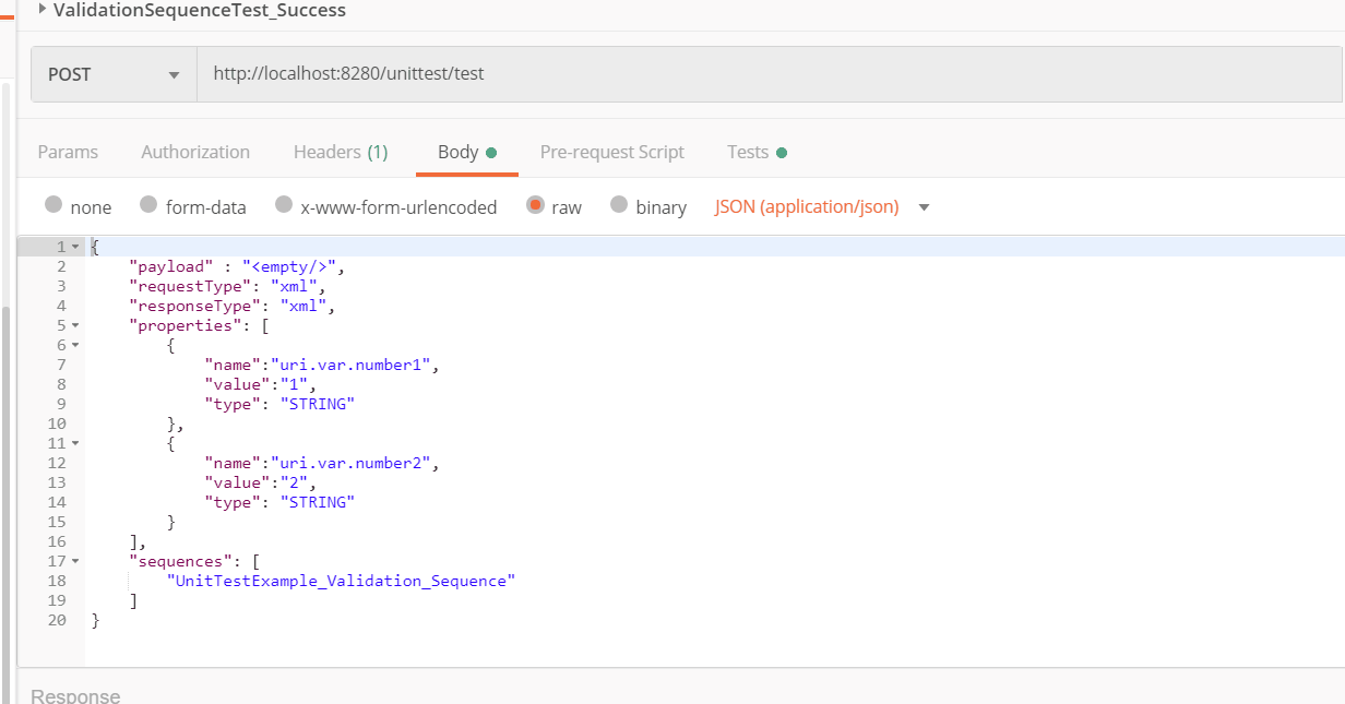 Validation Sequence Test Success